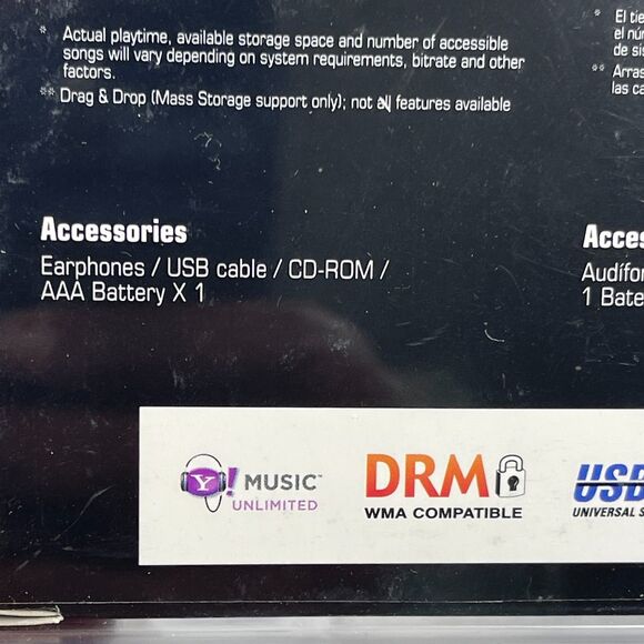 RCA 4GB USB Stick MP3 Music Player TH1011 - Picture 7 of 9